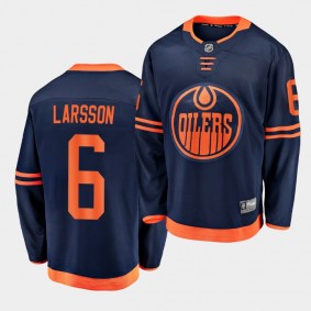 Adam Larsson Edmonton Oilers Premier Breakaway Alternate Oilers Jersey