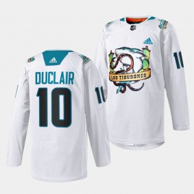 2023 Los Tiburones Anthony Duclair San Jose Sharks White #10 Special Jersey