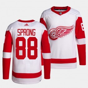 Daniel Sprong Detroit Red Wings Away White #88 Primegreen Authentic Pro Jersey Men's