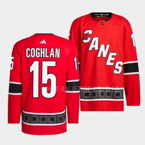 Dylan Coghlan Hurricanes 2022 Reverse Retro 2.0 Authentic Primegreen Red Jersey Men's