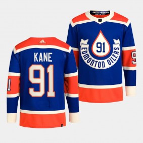 2023 NHL Heritage Classic Edmonton Oilers Evander Kane #91 Royal Primegreen Jersey