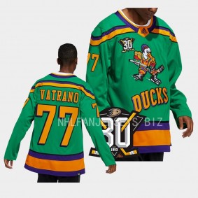 Anaheim Ducks Frank Vatrano 30th Anniversary Green Throwback Jersey