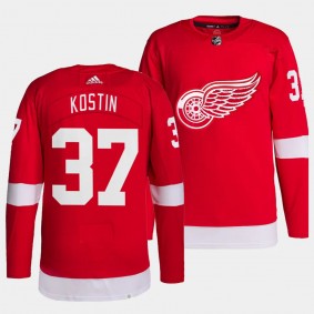 Detroit Red Wings Authentic Pro Klim Kostin #37 Red Jersey Home