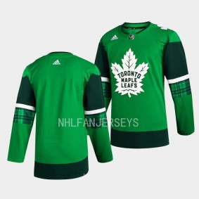 Leafs 2023 St. Patricks Day Green Men Jersey