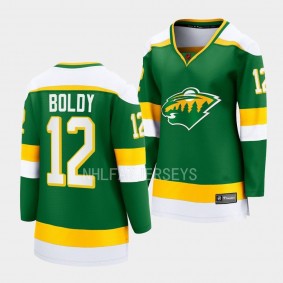 Matthew Boldy Minnesota Wild 2022 Special Edition 2.0 Breakaway Jersey Women