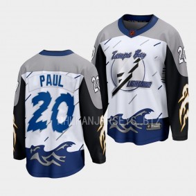 Tampa Bay Lightning Nick Paul Special Edition 2.0 White Breakaway Jersey 2022