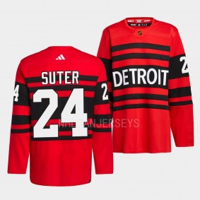 Pius Suter Red Wings 2022 Reverse Retro 2.0 Authentic Pro Jersey