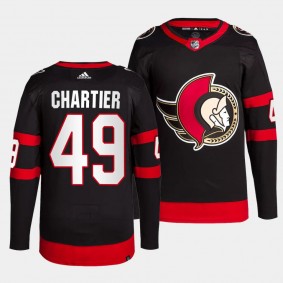 Ottawa Senators Primegreen Rourke Chartier #49 Black Jersey Home