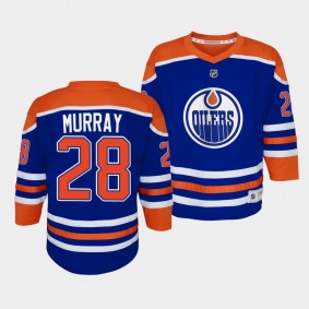 Youth Oilers Ryan Murray 2022-23 Home Replica Player Royal Jersey