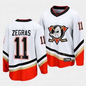 Anaheim Ducks Trevor Zegras Special Edition 2.0 White Breakaway Jersey 2022